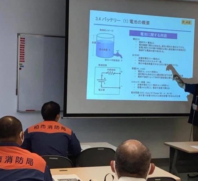 学科講習・座学の様子